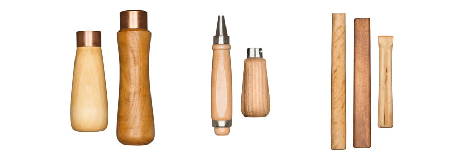 manches d'outils en bois